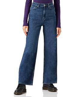 JJXX Women's JXTOKYO Wide HW CR6020 NOOS Hose, Dark Blue Denim, 26/30 von JACK & JONES