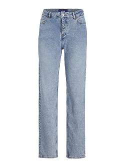 Jack & Jones Damen JJXX JXSEOUL Straight MW CC3003 RCY NOOS Jeanshose, Light Blue Denim, 28W / 34L von JACK & JONES