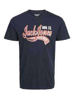 Jack & Jones Essentials Logo SS Crew Shirt Herren (Übergröße) - 5XL von JACK & JONES