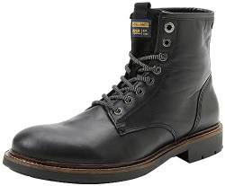 Jack & Jones Herren JFWTANNER Leather Boot Stiefeletten, Anthracite, 42 EU von JACK & JONES