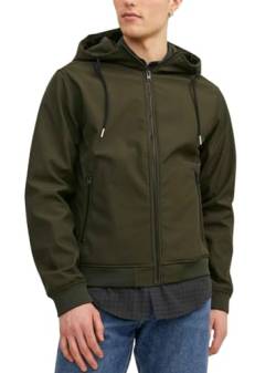 Jack & Jones Herren JJEBASIC Softshell Hood NOOS Jacke, Black, XL von JACK & JONES