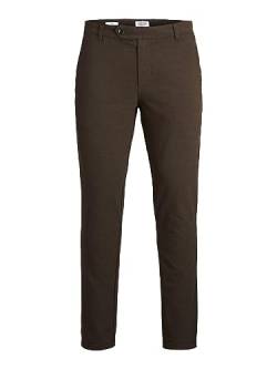 Jack & Jones Herren JPSTMARCO JJCONNOR AKM NOOS Chino-Hose, Seal Brown/Detail:SOLID, 34/32 von JACK & JONES