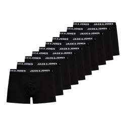 Jack & Jones Herren Jacsolid Trunks 10 Packs Boxershorts, Schwarz, M EU von JACK & JONES