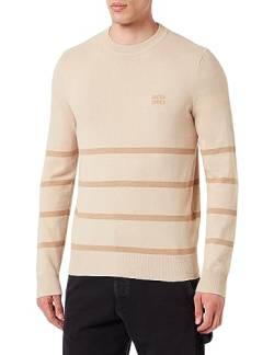 Jack&Jones Herren Jcotwill Knit Crew Neck Strickpullover, Moonbeam, L von JACK & JONES