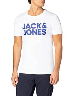 Jack & Jones Herren Jjecorp Logo Tee O-Neck 3pk Mp T Shirt, Schwarz, L EU von JACK & JONES