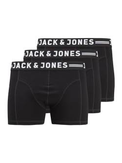 Jack & Jones Sense Trunk Boxershorts Herren (Übergröße) (3-pack) - 3XL von JACK & JONES