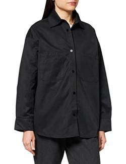 Jack & Jones Women's JJXX JXBROOKS COMPACT Overshirt NOOS Bluse, Black, XS von JACK & JONES