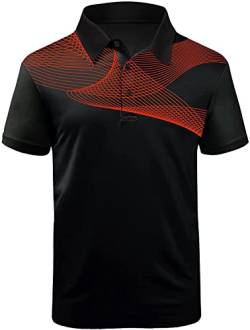 JACKETOWN Poloshirt Herren Kurzarm Polohemd Atmungsaktiv Schnell Trocknend Golf Polo Tshirt Sommer Poloshirts Für Herren von JACKETOWN