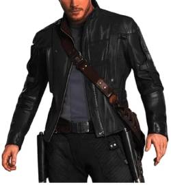 JACKETZONE Star Lord Jacket | Guardians of The Galaxy 2 Chris Pratt Jacke, Kunstleder – Jacke, M von JACKETZONE