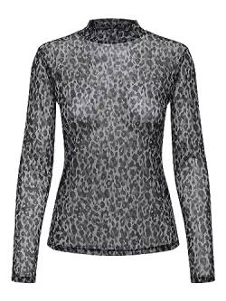 JACQUELINE de YONG Female Top High Neck Mesh Oberteil mit Langen Ärmeln von JACQUELINE de YONG