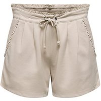 JACQUELINE de YONG Shorts Shorts Kurze Poptrash Pants Jersey Chino JDYNEW CATIA SHORTS (1-tlg) 2722 in Beige von JACQUELINE de YONG