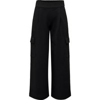 JACQUELINE de YONG Stoffhose Cargo Culotte Stoffhose High Waist Marlene Pants Elegant JDYGEGGO 7018 in Schwarz von JACQUELINE de YONG