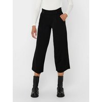 JACQUELINE de YONG Stoffhose Hose Wide Fit Ankle Pants Flare Culotte Cropped Pants (1-tlg) 2658 in Schwarz von JACQUELINE de YONG