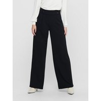 JACQUELINE de YONG Stoffhose Marlene Hose Schlupf Stoffhose GEGGO New Long Culotte Flare Pants (1-tlg) 3504 in Schwarz von JACQUELINE de YONG