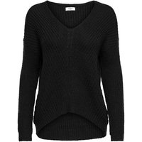 JACQUELINE de YONG Strickpullover Strickpullover Strick Knitted Sweater Pulli (1-tlg) 2589 in Schwarz von JACQUELINE de YONG