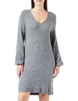 JdY Damen Jdy elanora L/S V-hals kjole Knt Noos Kleid, Dark Grey Melange, S EU von JACQUELINE de YONG