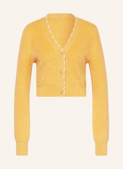 Jacquemus Strickjacke Le Cardigan Lazo Mit Mohair gelb von JACQUEMUS