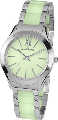 Jacques Lemans Damen-Armbanduhr Rome Analog Quarz Edelstahl 1-1796K von JACQUES LEMANS