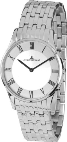 Jacques Lemans Damen-Armbanduhr XS London Analog Quarz Edelstahl 1-1782C von JACQUES LEMANS