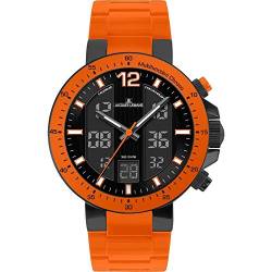 Jacques Lemans Herren Analog-Digital Quarz Smart Watch Armbanduhr mit Silikon Armband 1-1726H von JACQUES LEMANS