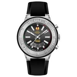 Jacques Lemans Herren Analog Quarz Uhr mit Silikon Armband U-50A von JACQUES LEMANS