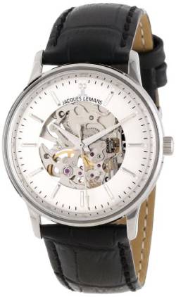 Jacques Lemans Unisex-Armbanduhr Classic Analog Leder N-207A von JACQUES LEMANS