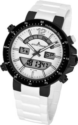 Jacques Lemans Unisex-Armbanduhr Milano Analog - Digital Silikon 1-1712P von JACQUES LEMANS