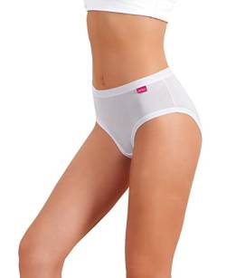 JADEA - Damen-Slip 786 Midi 3 Stück, Weiß 40 von JADEA