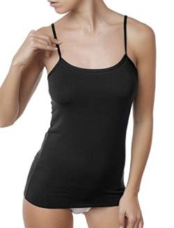 JADEA - Schulter-Top für Damen 4179, Schwarz S von JADEA