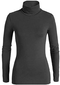 Jadea Damen Rolli Baumwolle Stretch Art.4267, Schwarz L von JADEA