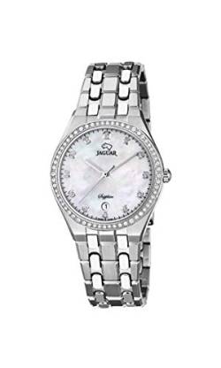 JAGUAR Woman-Kollektion J694/2 Uhrengehäuse 35 mm Silber mit Stahlband für Damen von JAGUAR