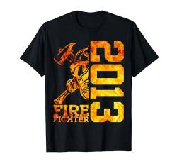 FIRE FIGHTER 2013 11 JAHRE FEUERWEHR 11. GEBURTSTAG T-Shirt von JAHRGANG 2013 OUTFIT ZUM 11. GEBURTSTAG