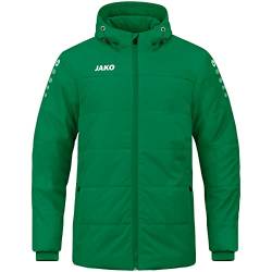 JAKO Coachjacke Team mit Kapuze, Größe:XL, Farbe:sportgrün von JAKO