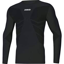 JAKO Longsleeve Comfort 2.0, Größe:XS, Farbe:schwarz von JAKO