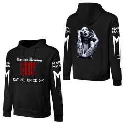 JALCH Logo Herren Baumwolle Hoodie Kapuze Kapuzenpullover Langarm Sweatshirt für Männer Fans Merch Tops for Men Hoody Streetwear M von JALCH