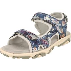 Jane Klain Damen Schuhe Trekking Sandalen 281-455 Blau 3-fach Klettverschluss (eu_footwear_size_system, adult, numeric, medium, numeric_38) von JANE KLAIN