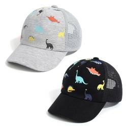 JANGANNSA Children's Baseball Cap Dinosaur Horn Summer UV Children's Hat for Boys Girls 1-2 Years von JANGANNSA