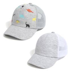 JANGANNSA Children's Baseball Cap Dinosaur Horn Summer UV Children's Hat for Boys Girls 4-8 Years von JANGANNSA