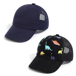 JANGANNSA Children's Baseball Cap Dinosaur Horn Summer UV Children's Hat for Boys Girls 4-8 Years von JANGANNSA