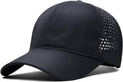 JAOAJ Sommer Atmungsaktive Mesh Baseball Kappe Laufen,Sport Schnell Sonnenhut Trocknend Baseball Hüte,Sport Cap Verstellbar,Kappe mit Uv Schutz Herren von JAOAJ