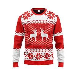JAP Classic Rot - Lustiger Hässlicher Weihnachtspullover Für Damen und Herren Ugly Christmas Sweater - S von JAP Christmas