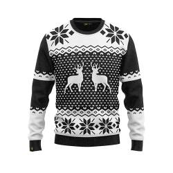JAP Classic Schwarz - Lustiger Hässlicher Weihnachtspullover Für Damen und Herren Ugly Christmas Sweater - 3XL von JAP Christmas