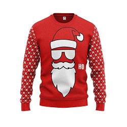 JAP Santa ho ho - Lustiger Hässlicher Weihnachtspullover Für Damen und Herren Ugly Christmas Sweater - 3XL von JAP Christmas