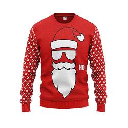 JAP Santa ho ho - Lustiger Hässlicher Weihnachtspullover Für Damen und Herren Ugly Christmas Sweater - 4XL von JAP Christmas