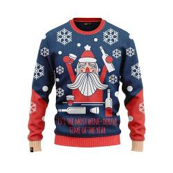 JAP Winederfull - Lustiger Hässlicher Weihnachtspullover Für Damen und Herren Ugly Christmas Sweater - M von JAP Christmas