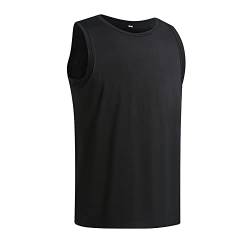 JARAZIN Frauen Tomboy Transgender FTM Eingebautes Gummiband Lange Brust Binder Tank Top, Schwarz, X-Groß von JARAZIN