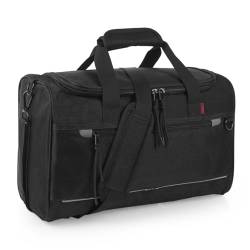 JASLEN - Reisetasche - Handgepäck Tasche - Praktische Reisetasche für Urlaub und Sport. Weichgepäck Reisetasche 101335, Schwarz von JASLEN