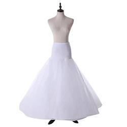 JAWSEU Damen Petticoat Unterrock, 50er Jahre Petticoat Tüll-Rock, Brautkleider Reifrock Krinoline Petticoat Unterrock Hoopless für Brautkleid Hochzeit Kleid von JAWSEU