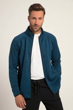 Große Größen JAY-PI Strickfleece-Jacke, Herren, blau, Größe: 7XL, Polyester, JAY-PI von JAY-PI