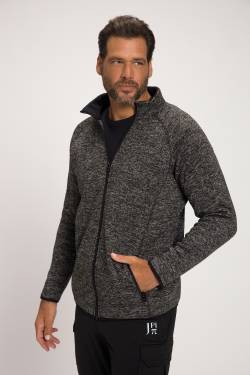 Große Größen JAY-PI Strickfleece-Jacke, Herren, grau, Größe: 3XL, Polyester, JAY-PI von JAY-PI